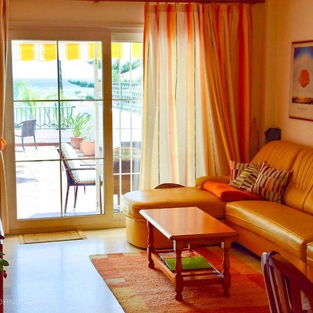 Komfortable Ferienwohnung Erste Strandreihe Playa Burriana Nerja Esterno foto