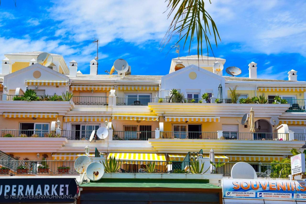 Komfortable Ferienwohnung Erste Strandreihe Playa Burriana Nerja Esterno foto