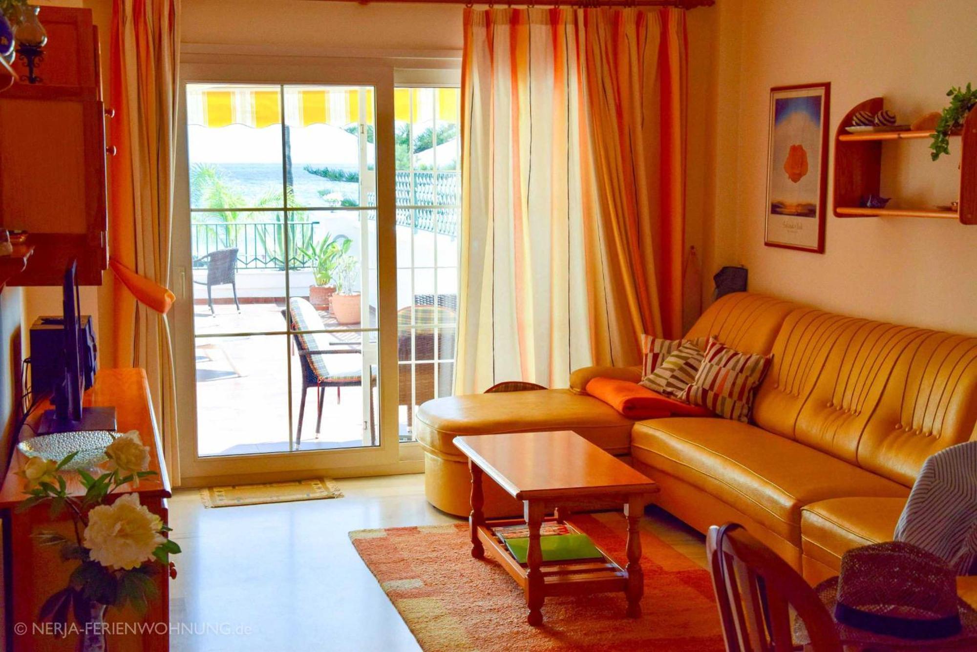 Komfortable Ferienwohnung Erste Strandreihe Playa Burriana Nerja Esterno foto