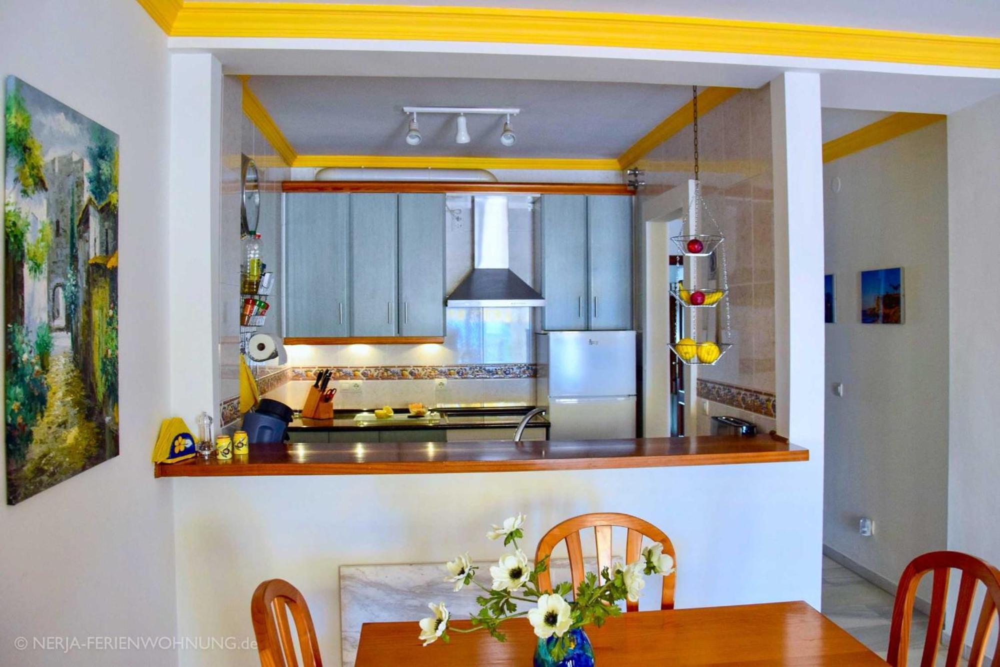 Komfortable Ferienwohnung Erste Strandreihe Playa Burriana Nerja Esterno foto