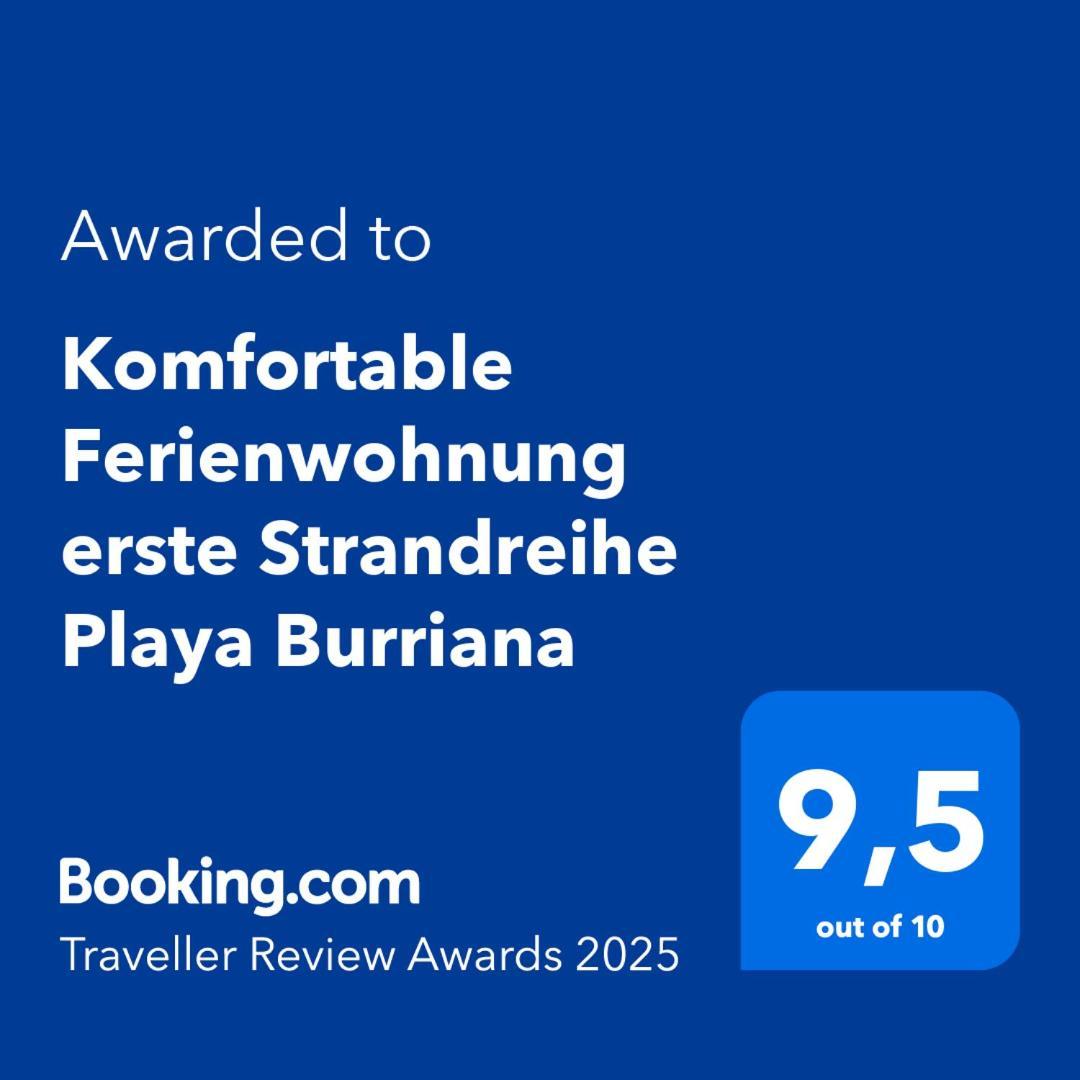 Komfortable Ferienwohnung Erste Strandreihe Playa Burriana Nerja Esterno foto